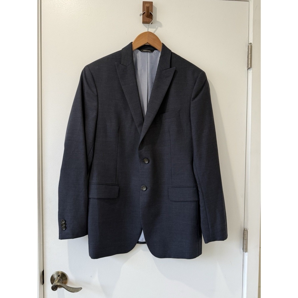 Banana Republic Blazer Tailored Fit Navy Italian Wool 40R Sport Coat Suit Jacket